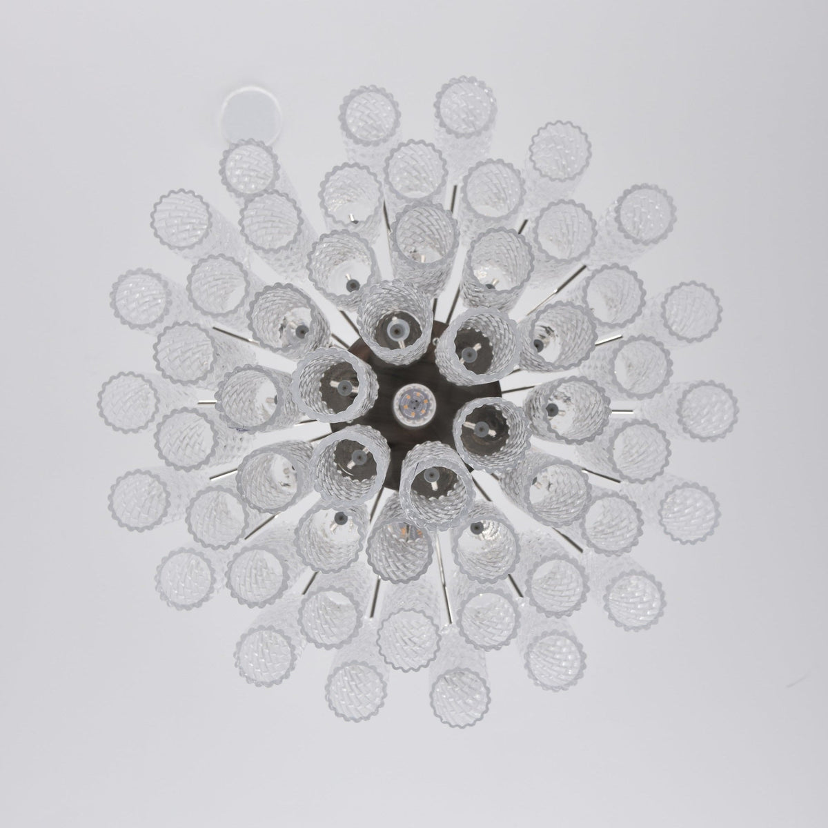 Therona Lustre Murano Verre Étagé Cascadant Vagues