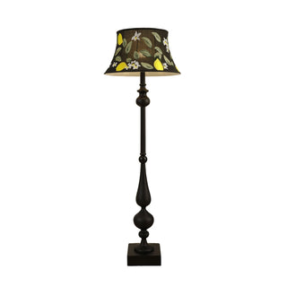 Floren Lampadaire en Bois Et Tissu Classique