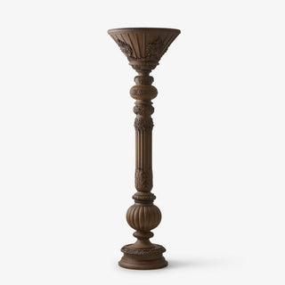 Victorian Torchiere Floor Lamp-Neutral Decor