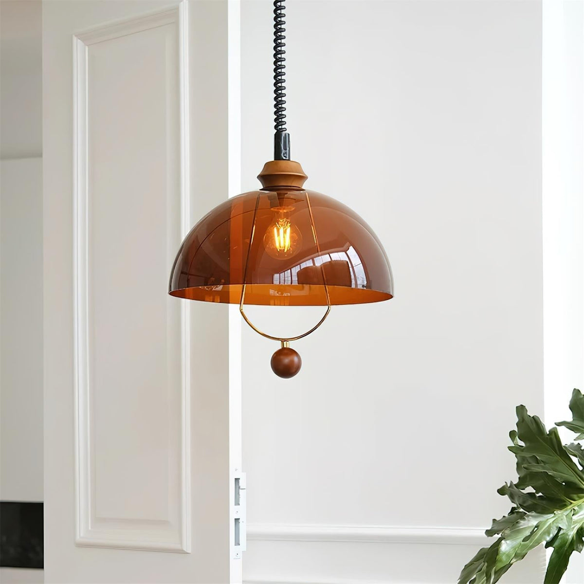 Orlena Glass Pendant Lamp-Neutral Decor
