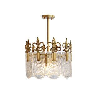 Cashaor Lustre Cristal Laiton Luxe Postmoderne-Luire