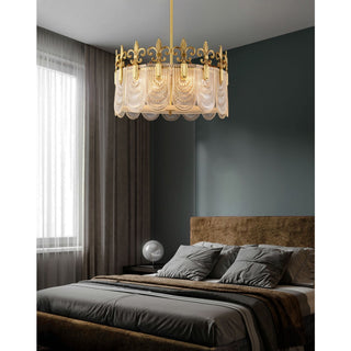 Cashaor Lustre Cristal Laiton Luxe Postmoderne-Luire