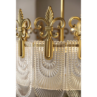 Cashaor Lustre Cristal Laiton Luxe Postmoderne-Luire