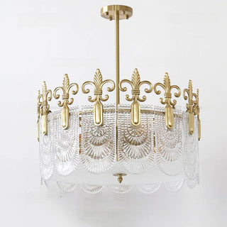 Cashaor Lustre Cristal Laiton Luxe Postmoderne-Luire