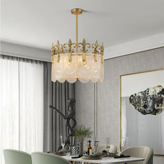 Cashaor Lustre Cristal Laiton Luxe Postmoderne-Luire