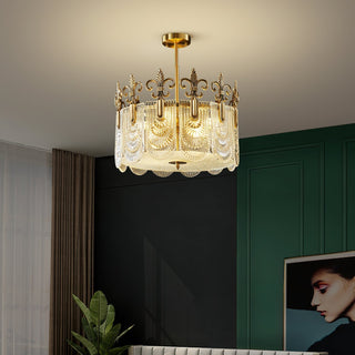 Cashaor Lustre Cristal Laiton Luxe Postmoderne-Luire