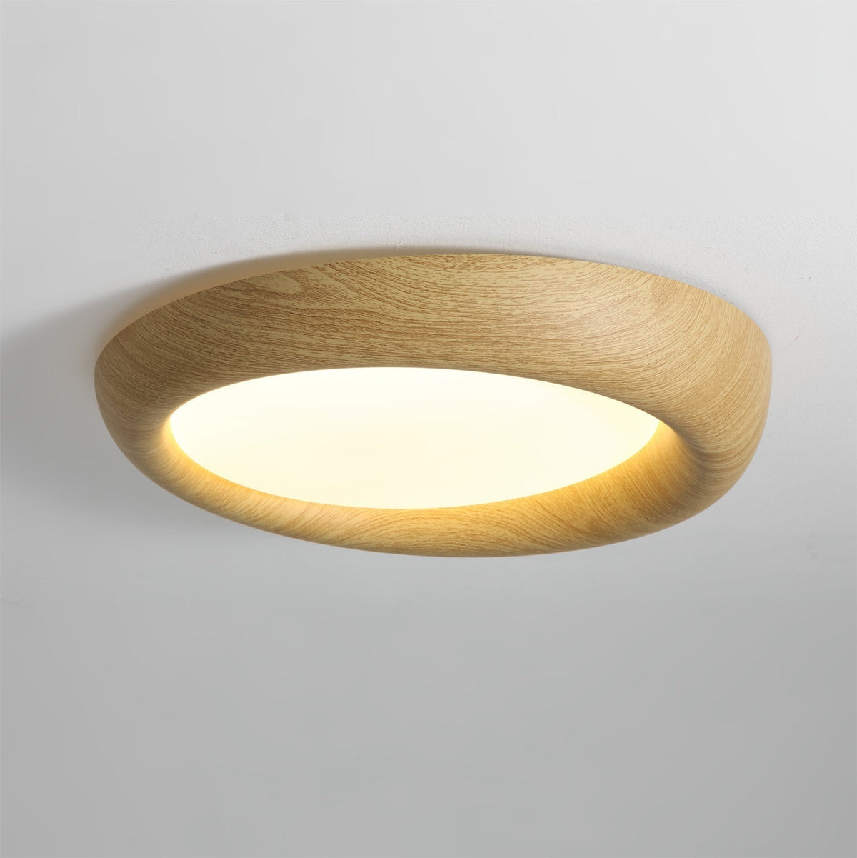 Lifestyle image of the ceiling light in a contemporary home office.