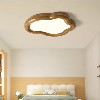 Blyno Lampe Plafonnier en Bois Nuage-Luire