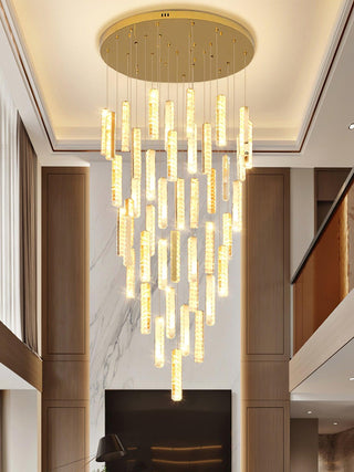 Lustra Lustre Villa Forci Suspension Argentée Moderne
