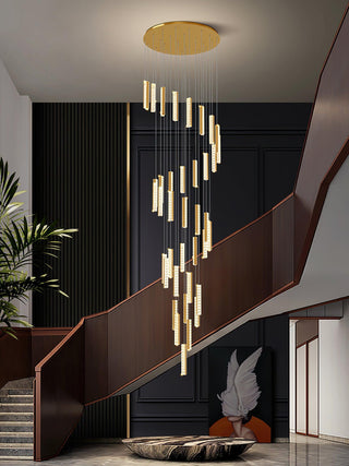 Lustra Lustre Villa Forci Suspension Argentée Moderne
