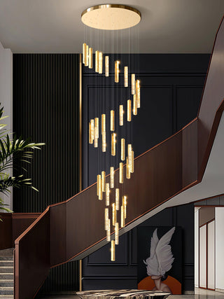 Lustra Lustre Villa Forci Suspension Argentée Moderne