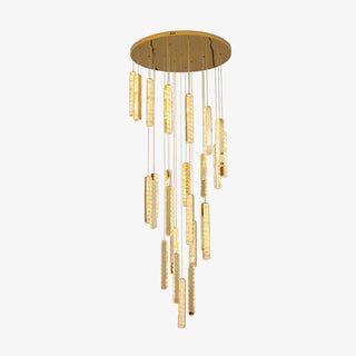 Lustra Lustre Villa Forci Suspension Argentée Moderne