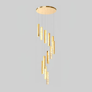Lustra Lustre Villa Forci Suspension Argentée Moderne