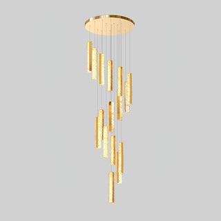 Lustra Lustre Villa Forci Suspension Argentée Moderne