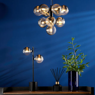 Alnorel Lustre Métal Verre Créativité Individuelle 10 Lumières