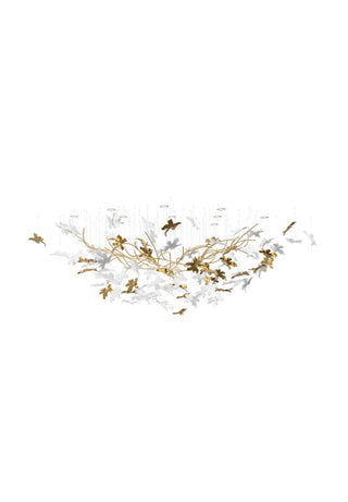Arinan Lustre Élégant en Verre Floral