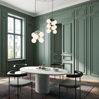 Ermira Suspension en Verre Art Nordique Haut de Gamme