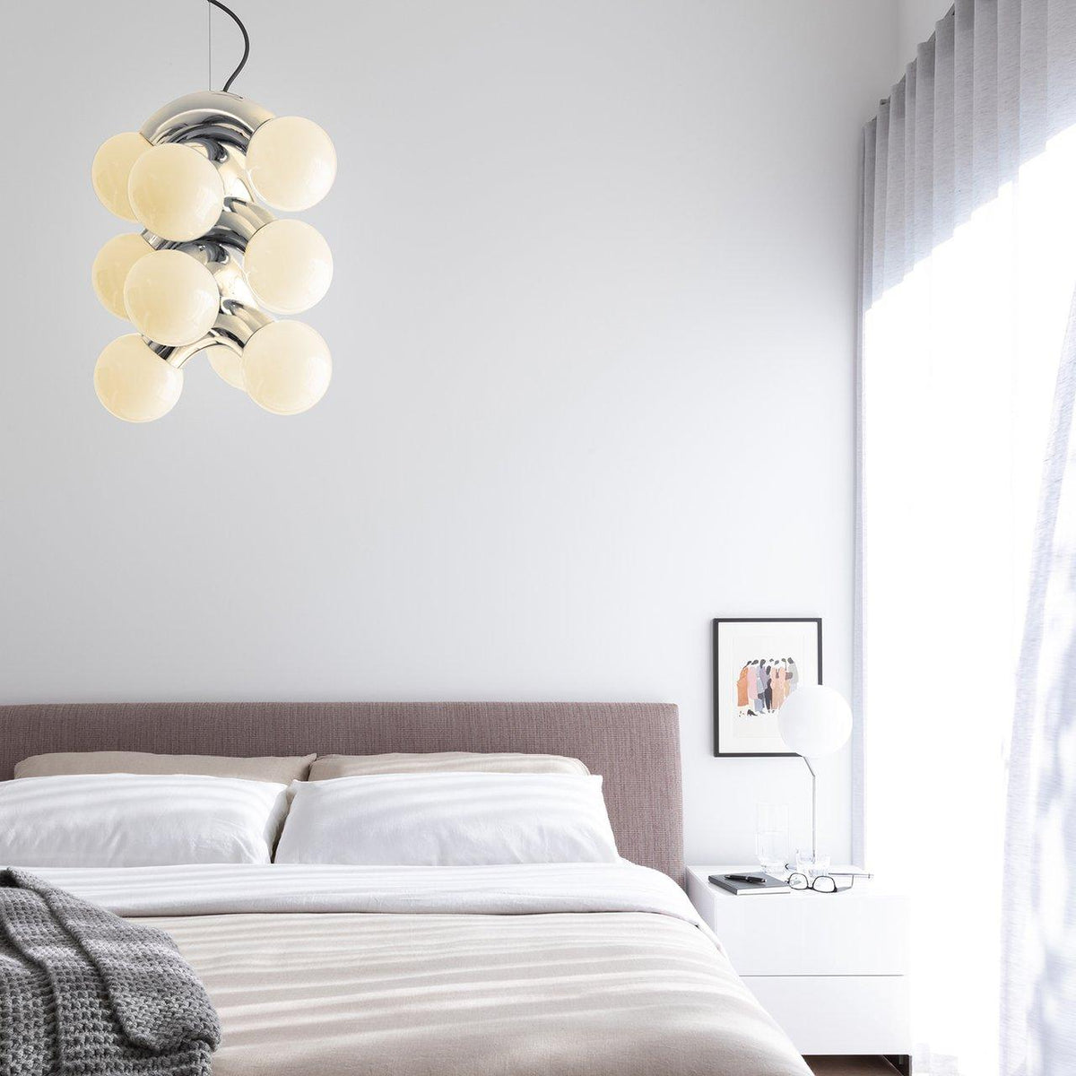 Olvane Suspension en Verre Art Nordique Haut de Gamme