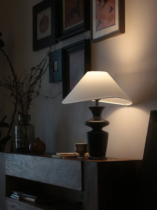 Henry Minimalist Wood Table Lamp-Neutral Decor