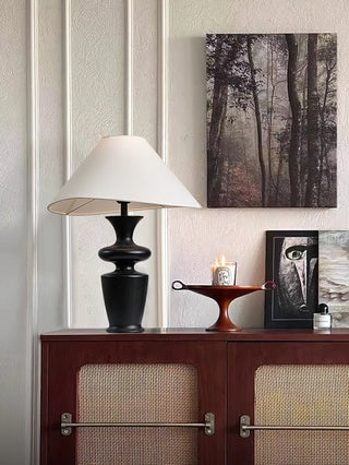 Henry Minimalist Wood Table Lamp-Neutral Decor