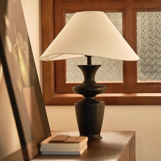 Henry Minimalist Wood Table Lamp-Neutral Decor