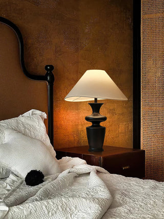 Henry Minimalist Wood Table Lamp-Neutral Decor