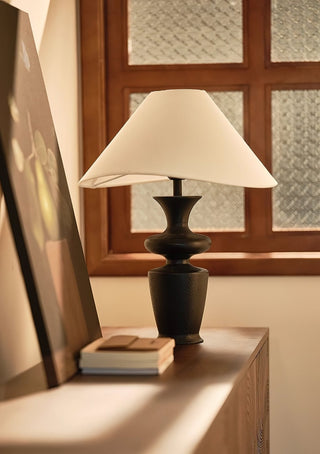 Henry Minimalist Wood Table Lamp-Neutral Decor