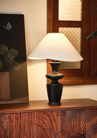 Henry Minimalist Wood Table Lamp-Neutral Decor