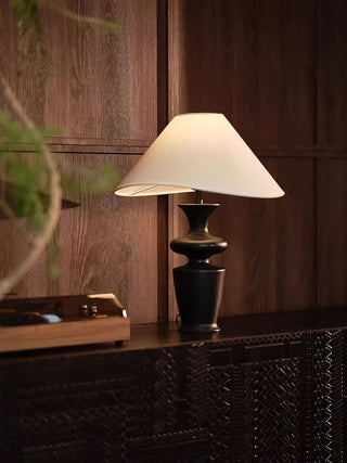 Henry Minimalist Wood Table Lamp-Neutral Decor
