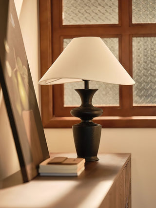Henry Minimalist Wood Table Lamp-Neutral Decor