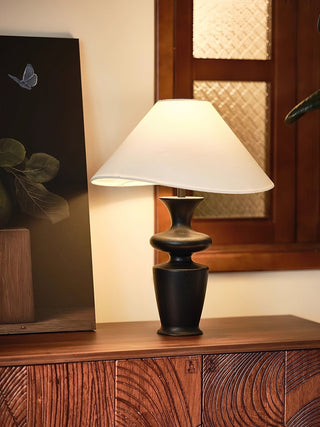 Henry Minimalist Wood Table Lamp-Neutral Decor
