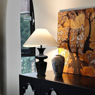 Henry Minimalist Wood Table Lamp-Neutral Decor
