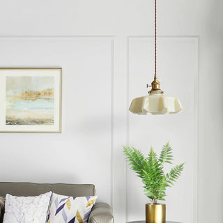 Valentina Vintage LED Suspension Métal/Verre Chambre À Coucher