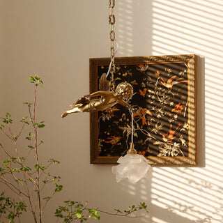 Solene Suspension Luxe en Laiton