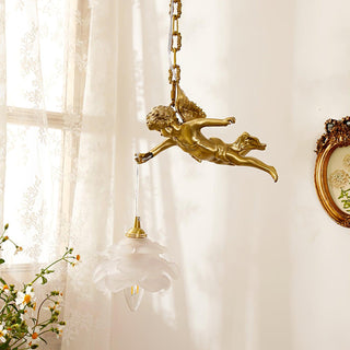 Solene Suspension Luxe en Laiton