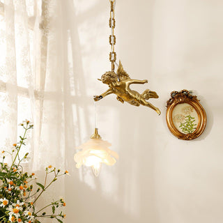 Solene Suspension Luxe en Laiton