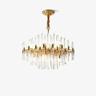 Solara Lustre en Laiton Antique de Luxe