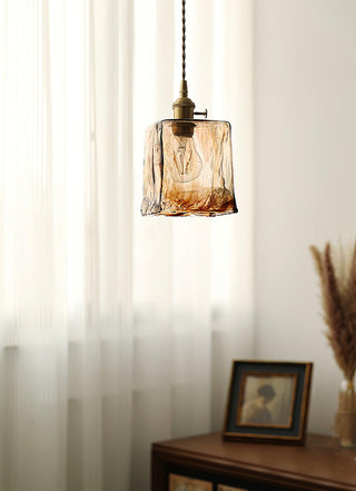 Lioracr Suspension en Verre Vintage