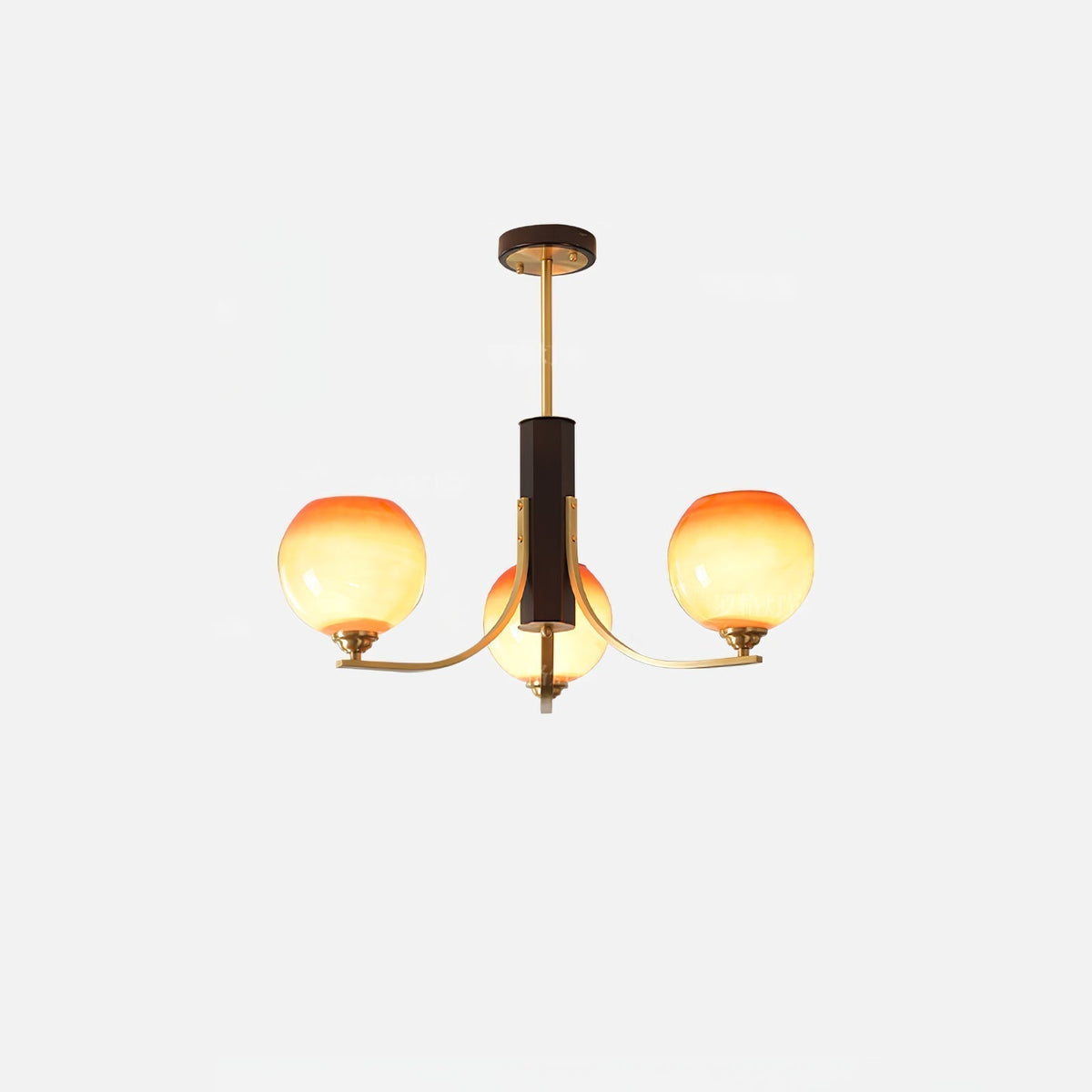 Cedio Lustre Vintage Caramel Globe