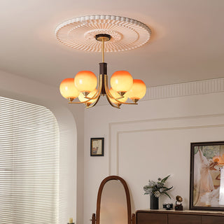 Aurora Lustre Vintage Caramel Globe