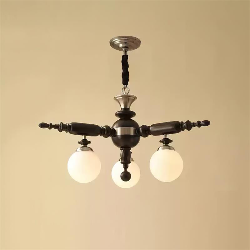 Juvian Wooden Chandelier-Neutral Decor