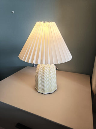 Xenlor Lampe de Table Tissu Vintage