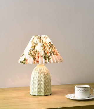Xenlor Lampe de Table Tissu Vintage