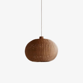Solvice Vintage Rotin Pendentif Lampe