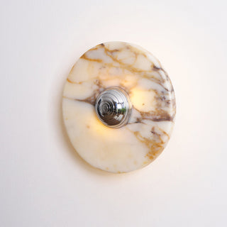 Sfera Applique Murale Moderne LED Disque en Marbre-Luire