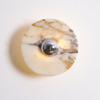 Sfera Applique Murale Moderne LED Disque en Marbre-Luire