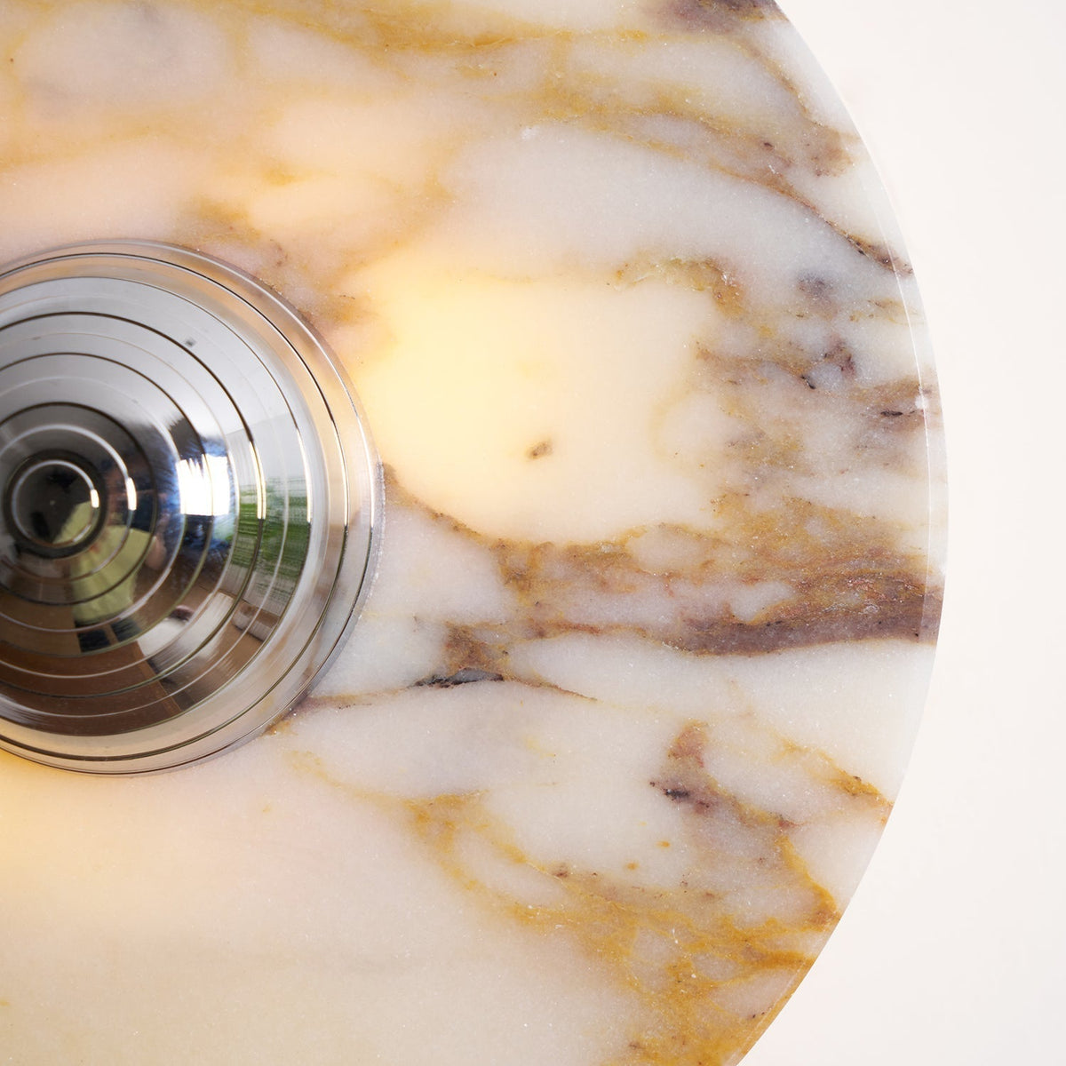 Wall Lamp Marble Disc LED Modern Light Fixture Multiple Colors-Neutral Decor