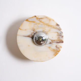 Sfera Applique Murale Moderne LED Disque en Marbre-Luire