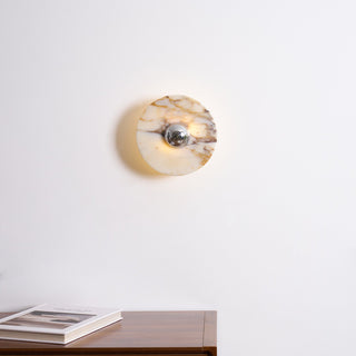 Sfera Applique Murale Moderne LED Disque en Marbre-Luire