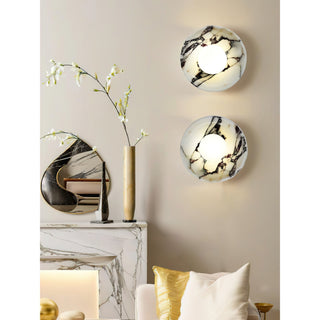 Cacariel Applique Murale Minimaliste Marbre Verre